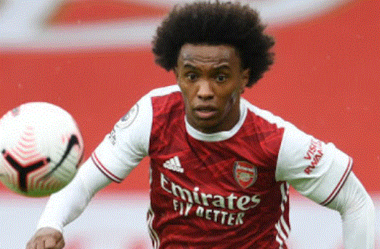 Willian, ailier du club de football Arsenal 