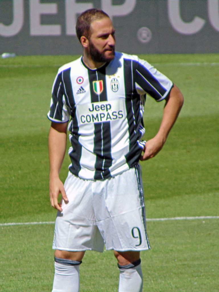 Gonzalo Higuaín ex-attaquant de la Juventus Turin
